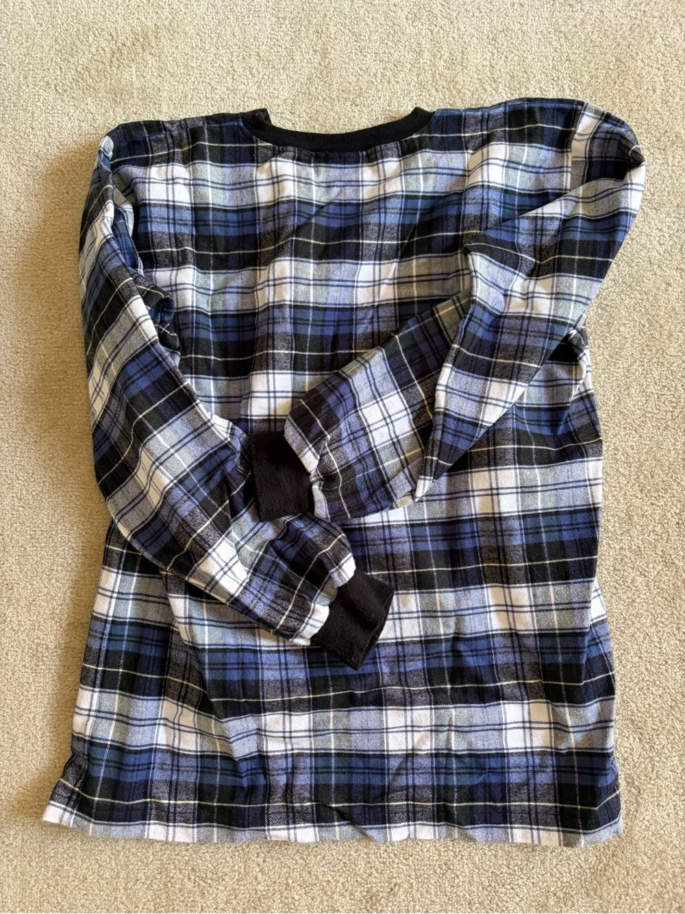 Vermont Flannel Co. Plaid Long-Sleeve Women’s Nightshirt